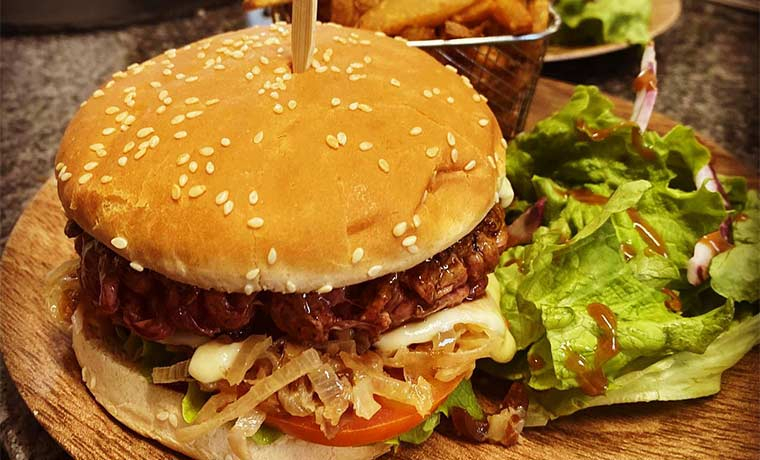 Burger fait maison, Fargues-Saint-Hilaire, Le Jep’s